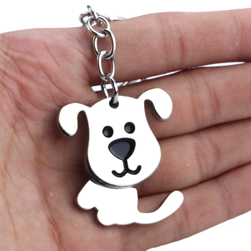 Hochwertiger Metall-Schlüsselanhänger mit Wackelhund, Modisches Taschenaccessoire – Detail 8