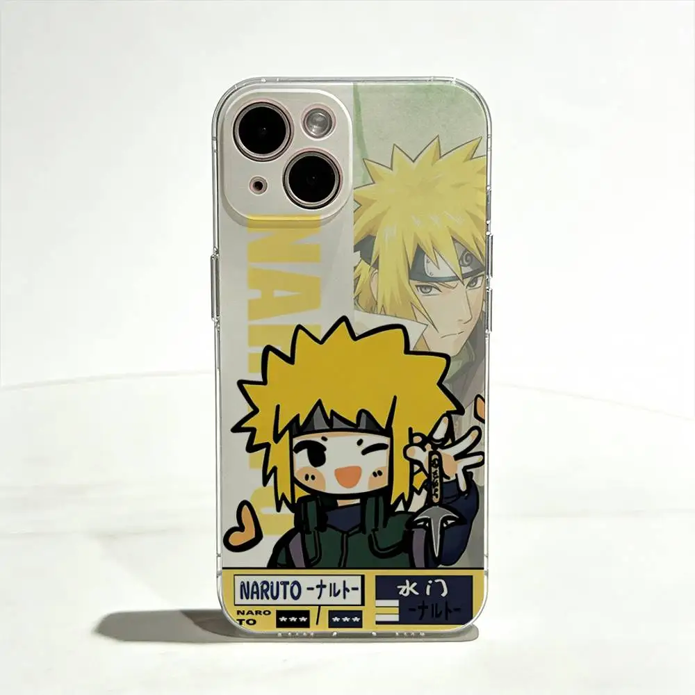 NARUTO Cute Cartoon Ultra Clear TPU Slim Lightweight Shockproof Phone Case Cover