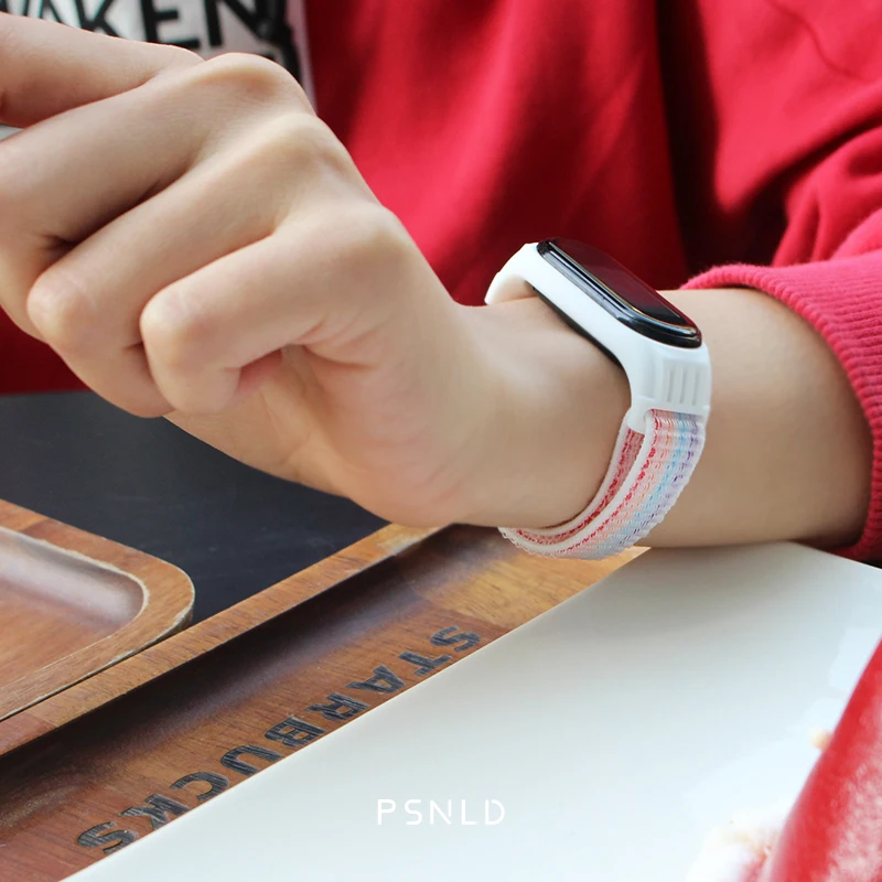 Nylon Sport Loop Smart Watch Bracelet Strap