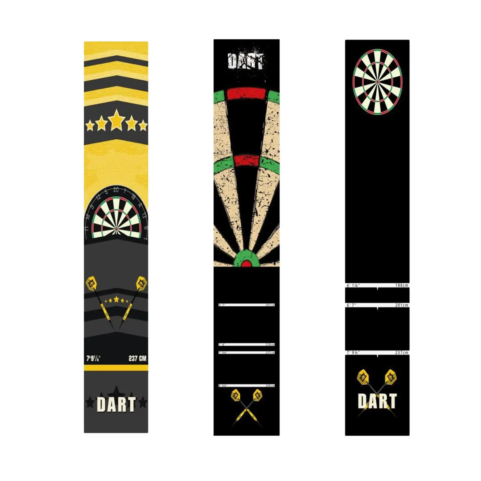 Dart Carpet Kids Adults with Throwing Distance Line Indoor Outdoor Dart Mat