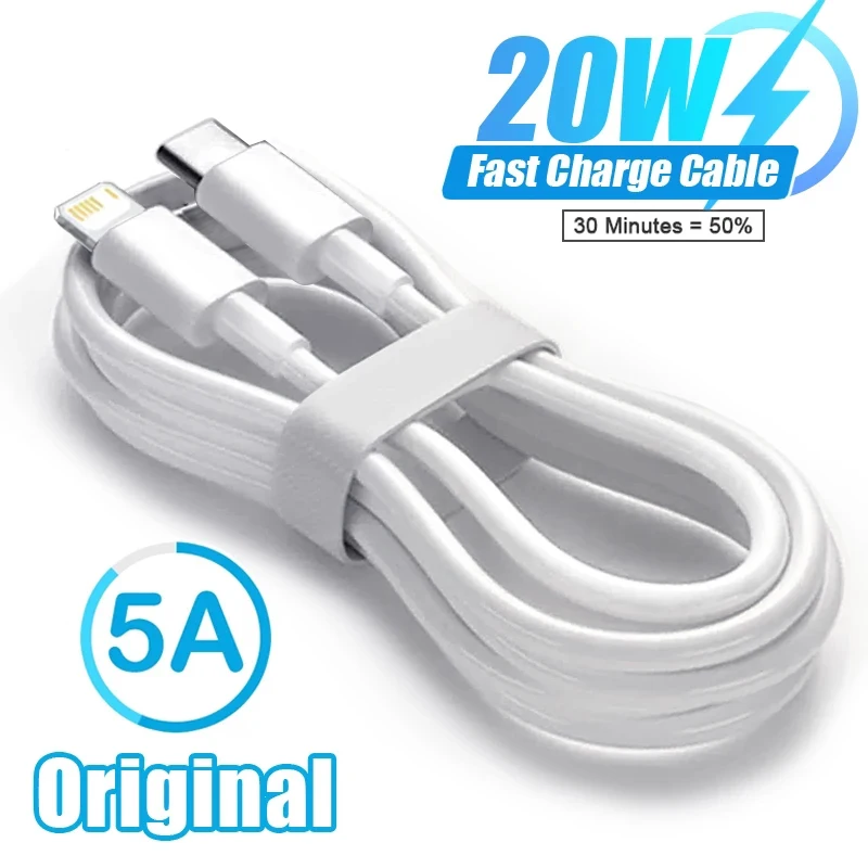 Cable De Carga R pida USB C A Lightning Para IPhone 14 13 12 11 Pro 