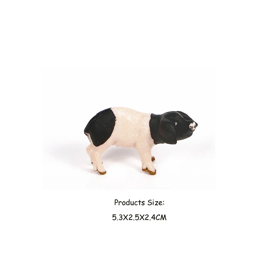 Pig Family Figurine Set - Animal Farm Toy Collection
