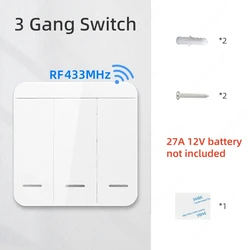 Smart Wireless WiFi Mini Relay Switch with Voice Control & Timer Functionality (3 Gang Switch)
