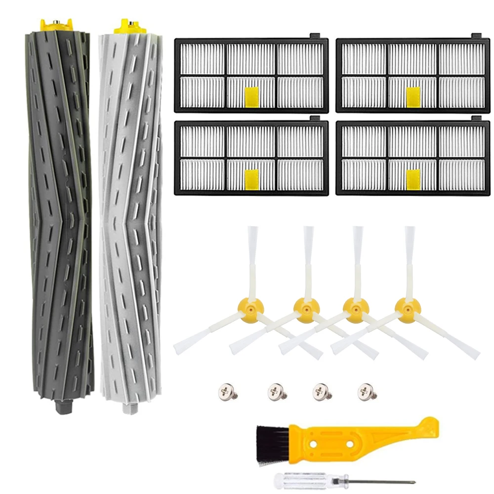 Enhanced HEPA Filters and Side Brushes for Vacuum Cleaner Accessories