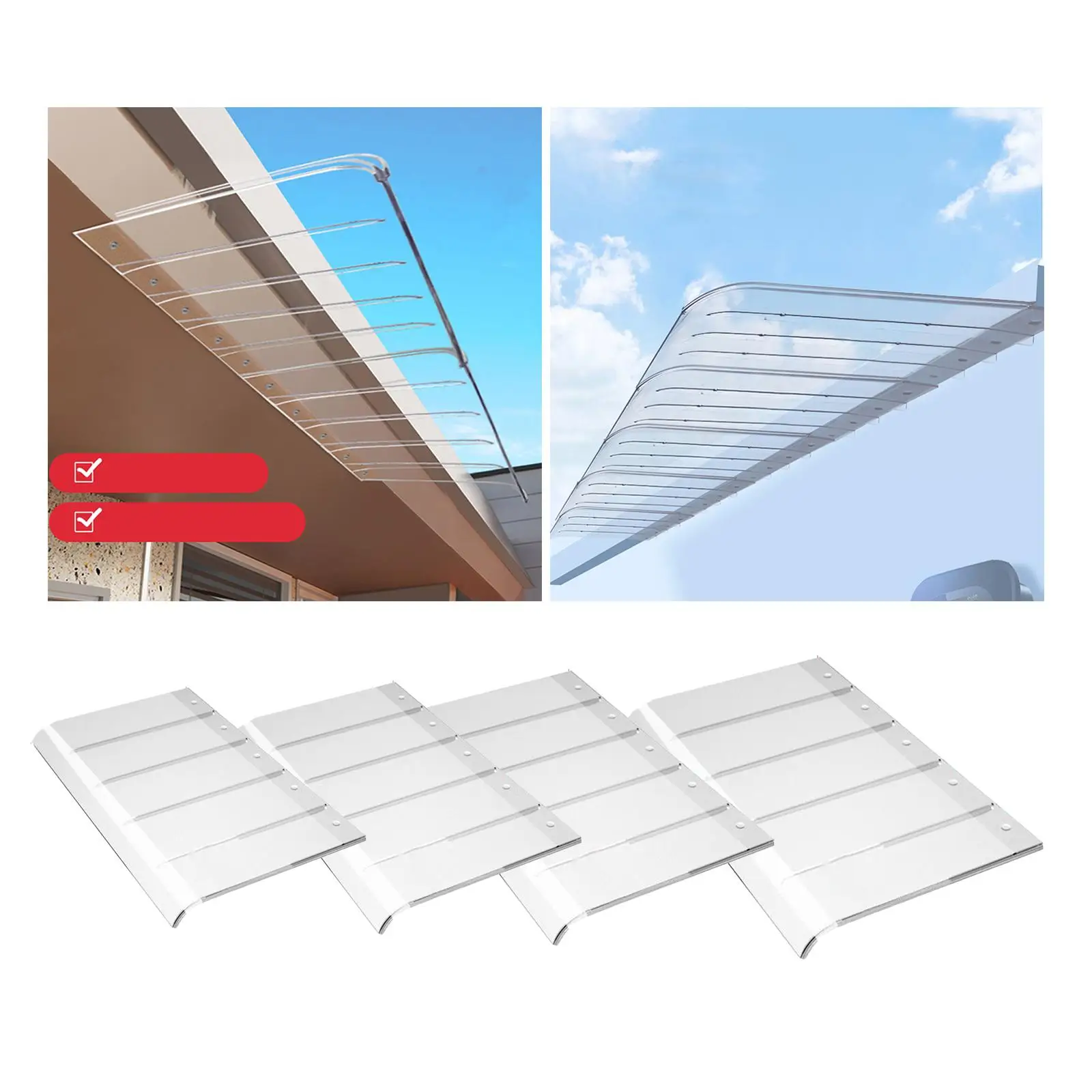 Window Canopy Window Awning Porch Awning Outdoor Transparent Door Patio Canopy