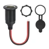 12V-24V Car Cigarette Lighter Female Socket Waterproof Auto Charger Plug Connector Adapter Universal Lighter Socket 4