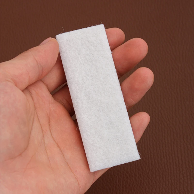 Leather Edge Dye Fiber Block Handmade DIY Leather Craft Treatment Tools 10x3.2x1cm 2Pcs