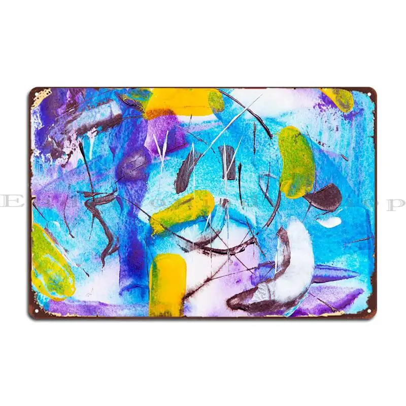 

Abstract Simone Metal Plaque Poster Home Retro Cave Party Printed Tin Sign Poster