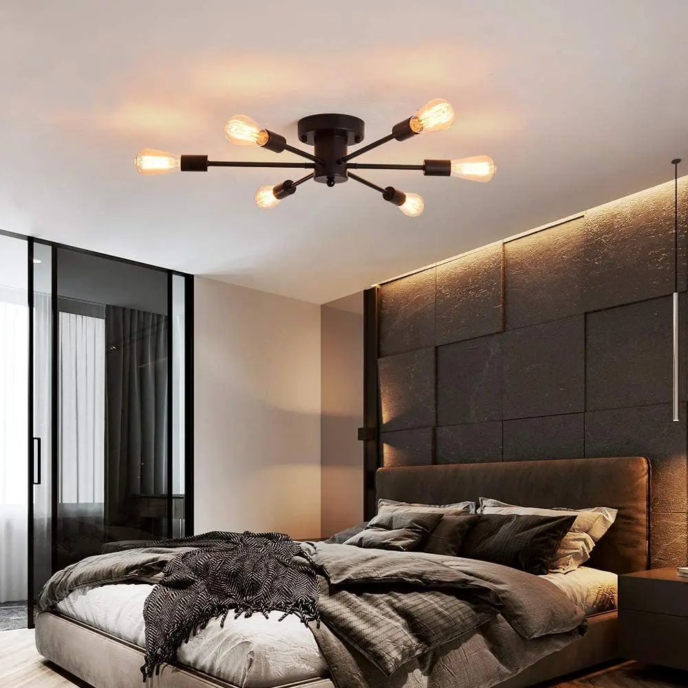Industrial bedroom shop ceiling light