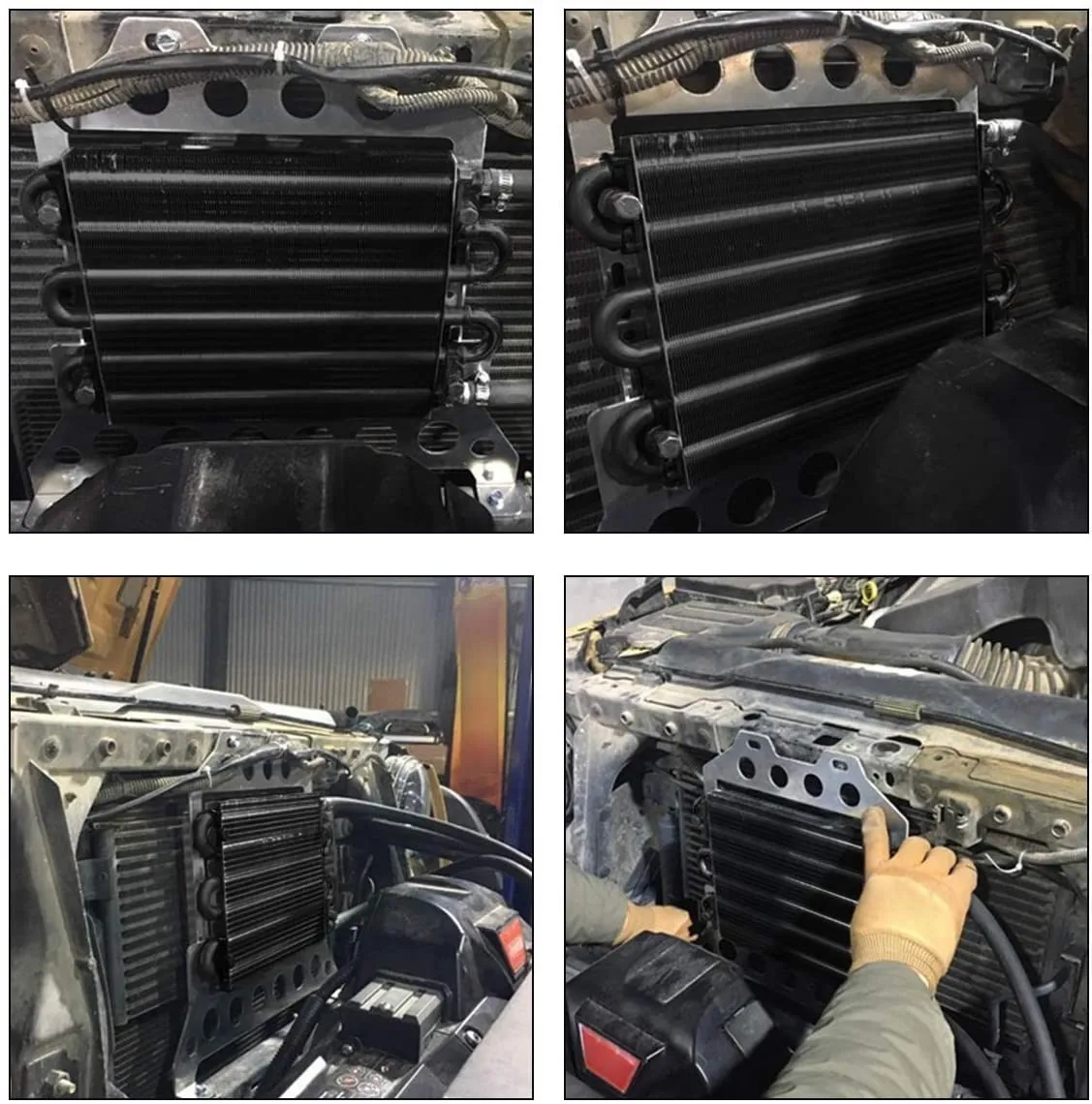 2Row 4Row 6Row 8Row 10Row Aluminum Oil Cooler Kit Oil Radiator Car Auto Transmission Engine Auto-Manual Radiator Converter oil cooler kit