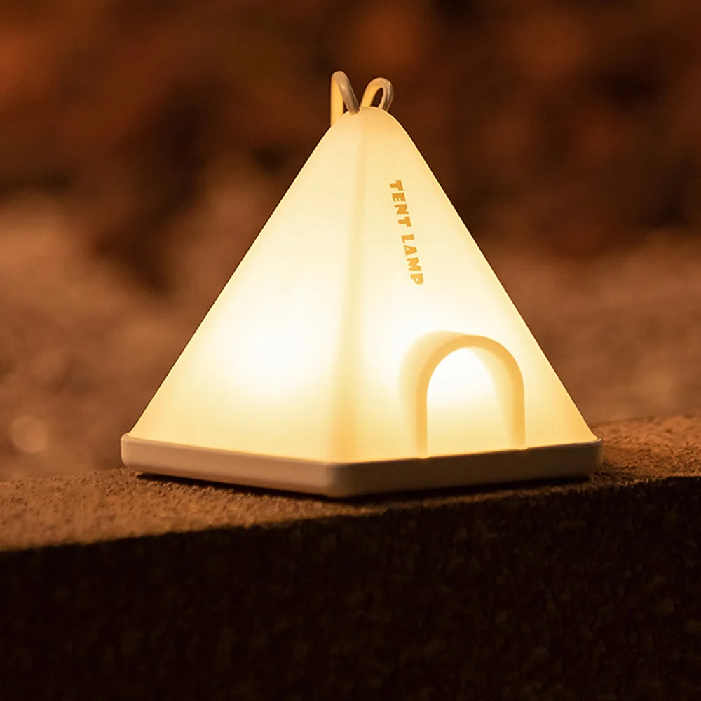 

Rechargeable tent night light outdoor camping portable mini ambient light bedroom timer bedside sleep table lamp decoration gift