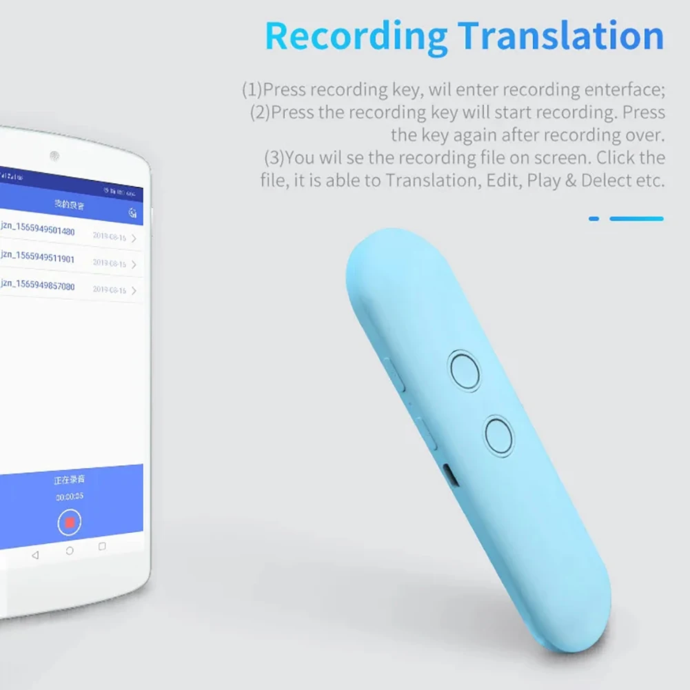 Voice Translator Language Translator T4 Voice Translator AI Intelligent Recording Language Photo Translator 97 Languages Real Time