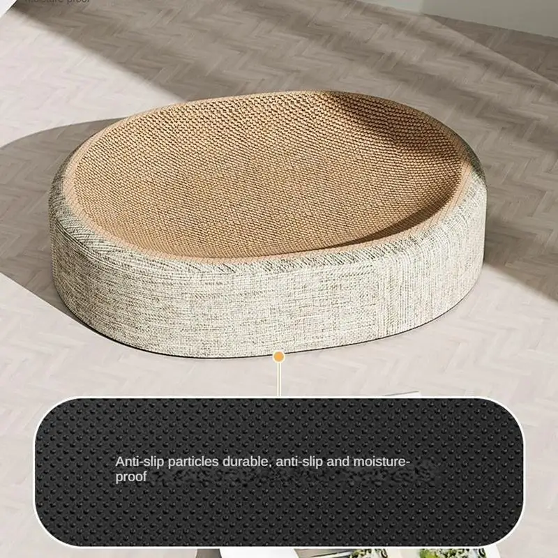 Oval Cat Scratch Bed 3