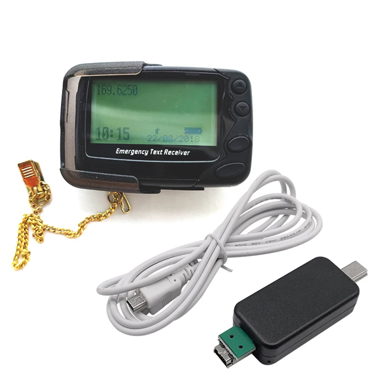 

Wireless Calling System Alpha-numeric Pager Multi-function Emergency Text Receiver Beeper Pocsag Program Pagers Beepers