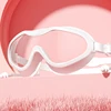 Swimming goggles with large frame, high-definition waterproof, anti fog, electroplated, anti UV, suitable for both men and women 3