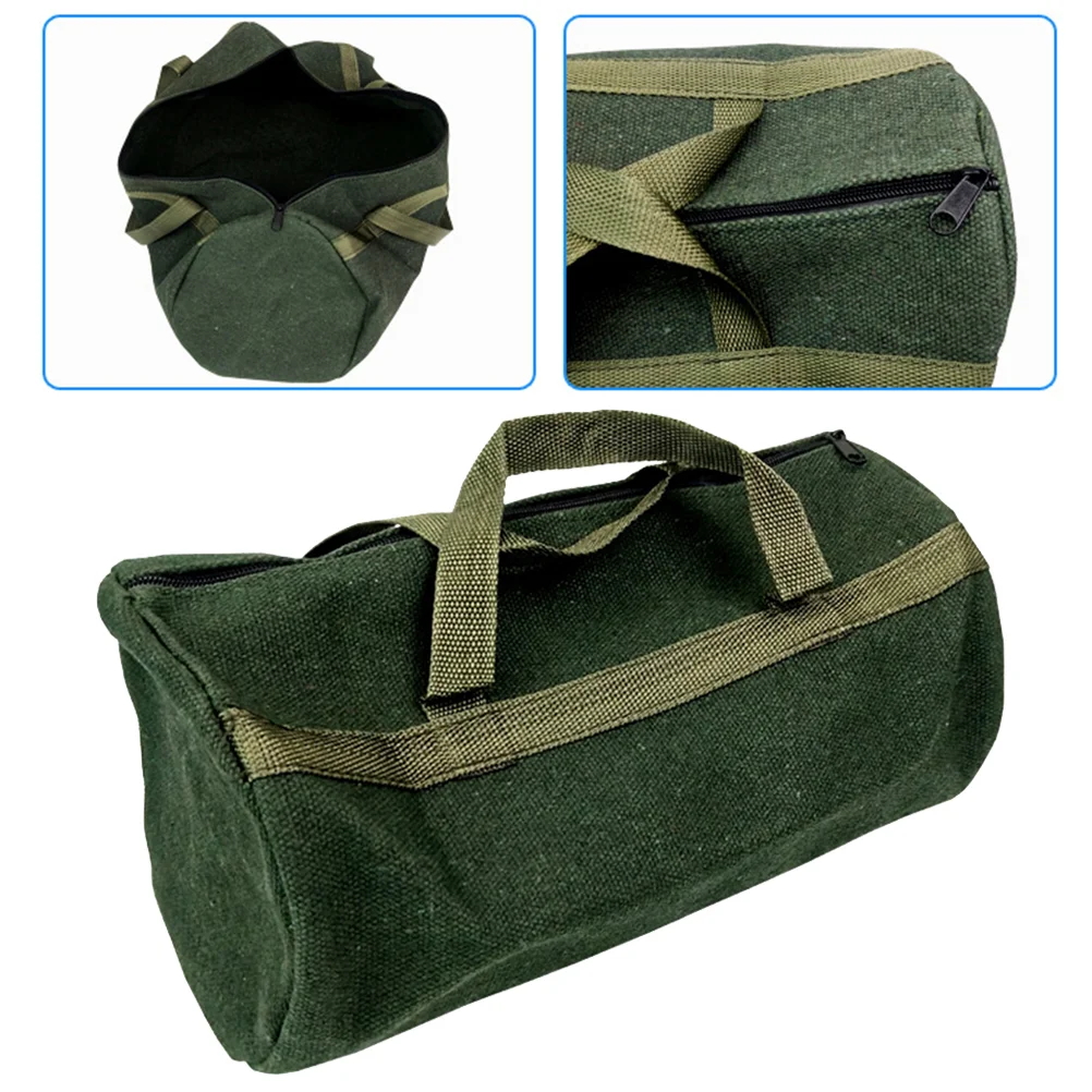 Car Maintenance Tool Kit Canvas Car Repair Hardware Car Repair Tool Kit Auto Canvas Tools Storage Bag Tote Pouch Organizer 2