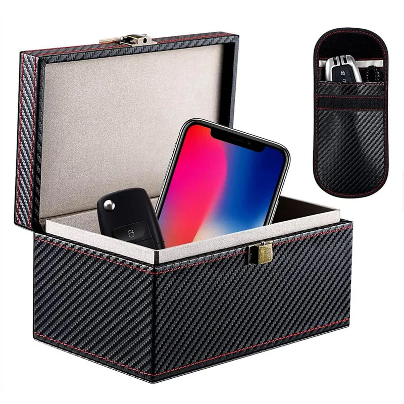 Advanced Anti-Theft Faraday Box | RFID Signal Blocking Car Key & Mobile Protector