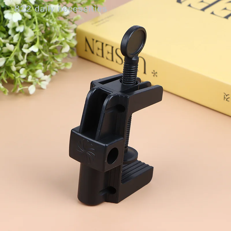 1Pc 범용 책상 램프 브래킷 클램프 롱 암 홀더 스탠드 교체 클립 데스크탑 고정 작업 조명 스탠드 액세서리