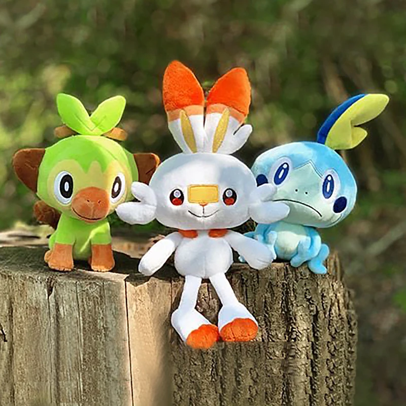 Sobble Peluche Pokemon Grookey Pokemon Grookey Scorbunny Sobble