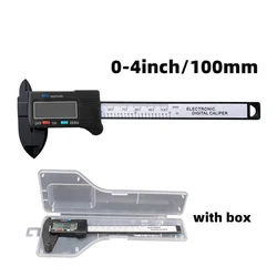 Electronic Digital Caliper Carbon Fiber Vernier Gauge and Micrometer Measuring Tool (0 - 100mm)