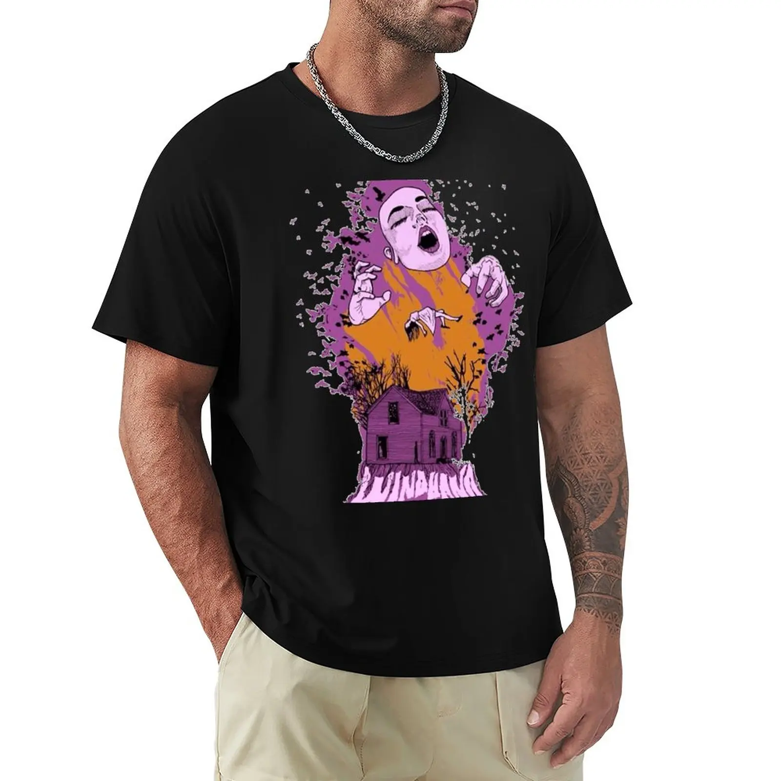 

Windhad Metal T-Shirt Tee shirt vintage clothes mens t shirt