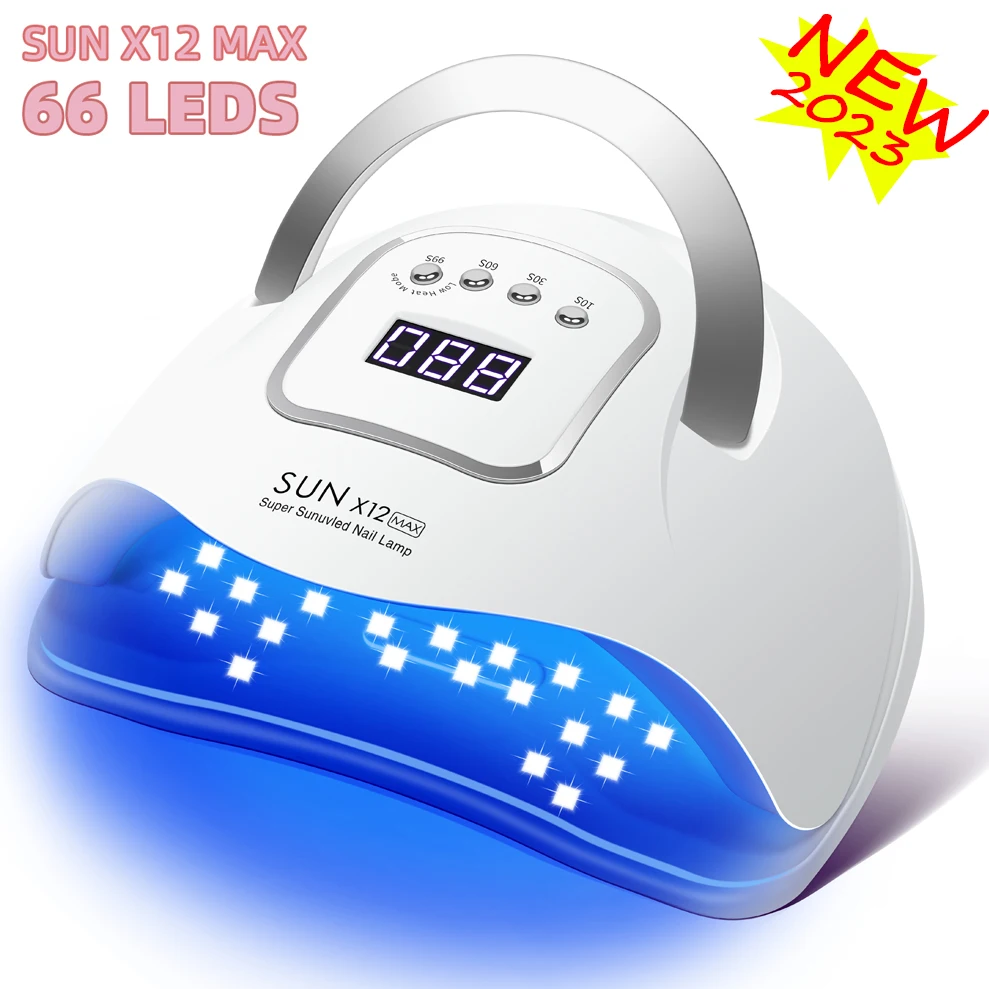 SUNX12MaxUVLEDLampForNailsDryingManicureLampNailDryerFor