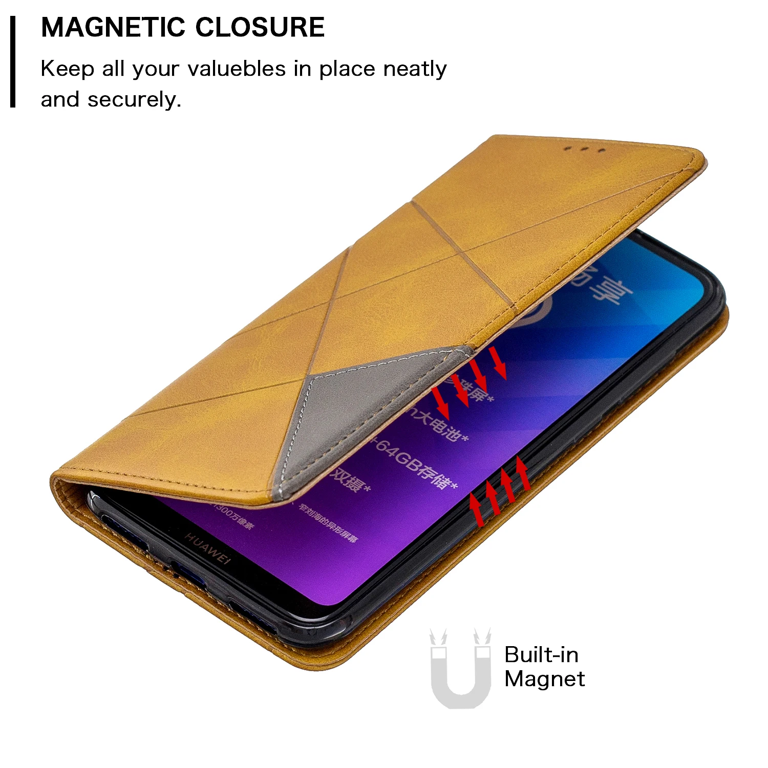 Wallet With Flip Leather Phone Case For HUAWEI Honor 20S 10i 10 9X 9A 9S 8A 8S 7A 7C NOVA 4E 5i Y5 Y6 Y7 Y7A Y9 PRO LITE Cover