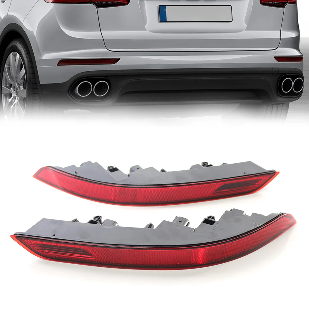 

1Pcs Car Rear Bumper Fog Light Reflector Left/Right For Porsche Cayenne 2015 2016 2017 95863110610/95863110510