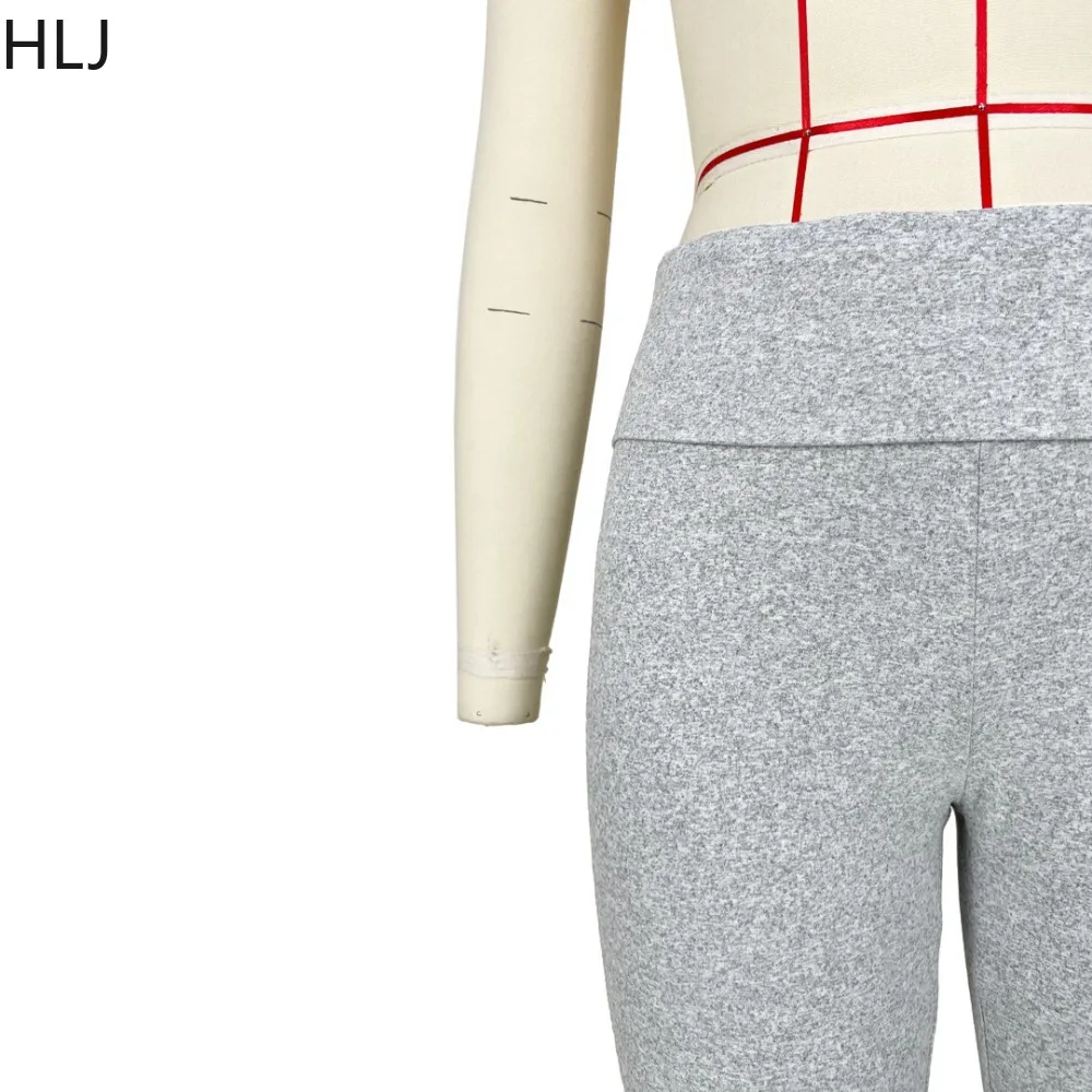 HLJ Fashion Y2K Low-waisted Flared Pants Women Solid Color Elastic Comfortable Slim Trousers Casual Female Matching Bottoms 2024