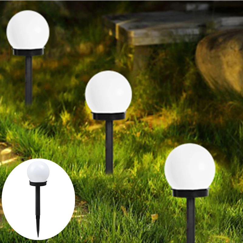 1/2/3 Pcs Outdoor Solar Light Ball Waterproof Led Solar Lights Outdoor Garden Lighting Pathway Lawn Lamp Landscape Solar Lamp outdoor solar lanterns