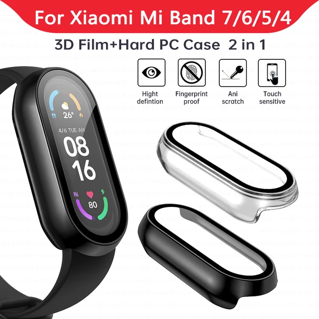 3d Full Cover Screen Protector For Mi Band 8 Film Soft Protective Glass For Xiaomi  Mi Band 8 7 6 5 4 Strap Bracelet Accessories - Smart Accessories -  AliExpress