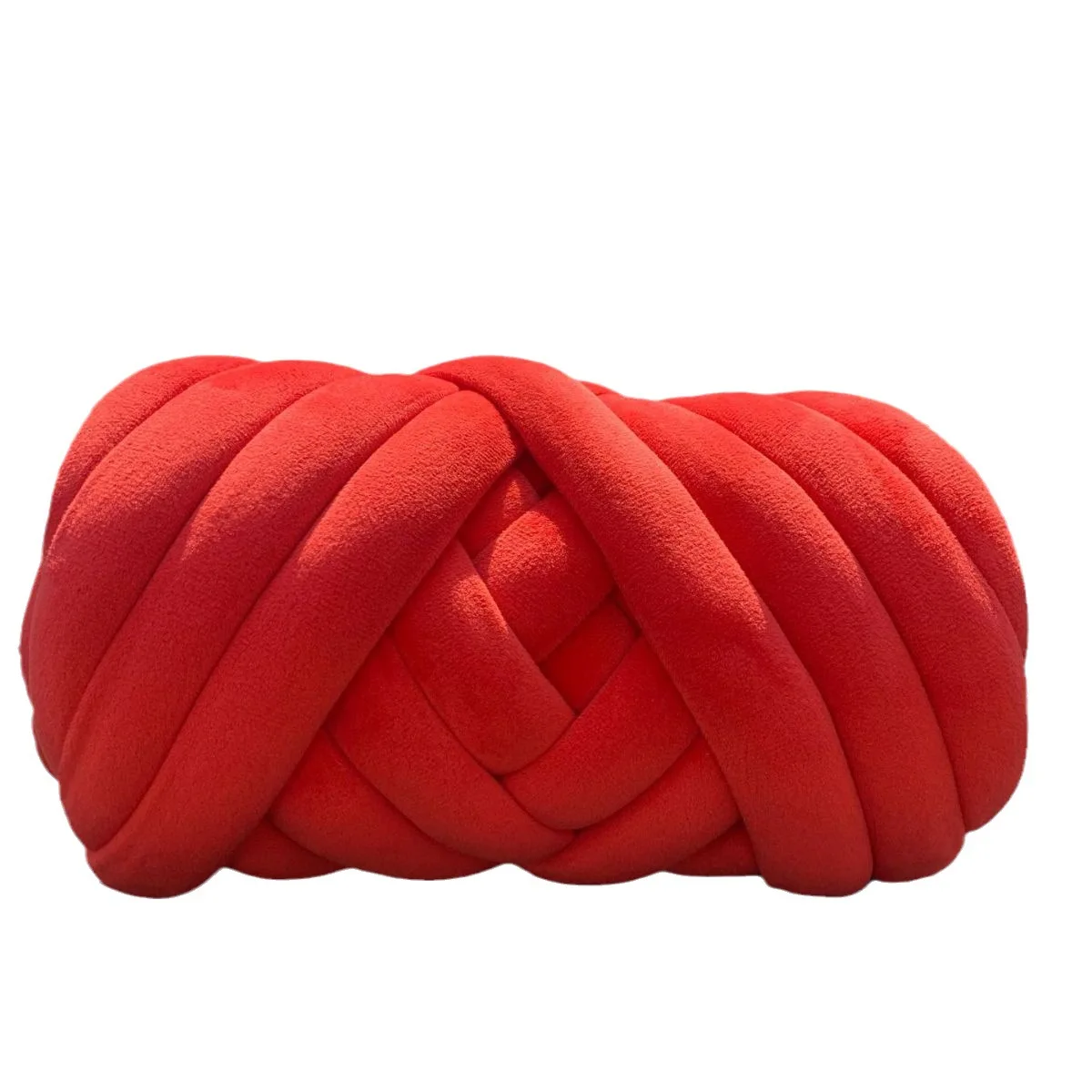 0.5KG/0.75KG New DIY crystal velvet filling yarn 3cm thick handmade wool blanket line cloth strip pillow cat nest line 5
