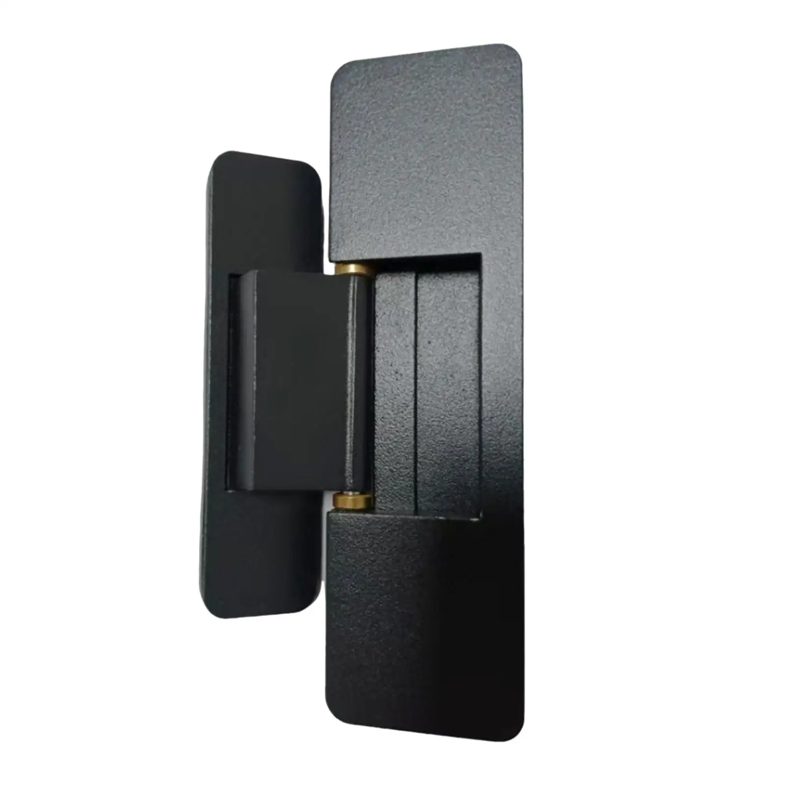 Hidden Door Hinge Thickened Hardware Silent Solid Heavy Duty Invisible Hinge Pivot Hinge Adjustable for Bookcase Interior Door