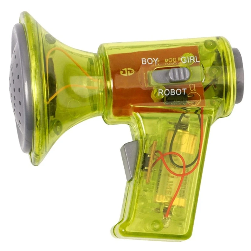 Kids' Voice Changer Microphone with Robot and Megaphone Features