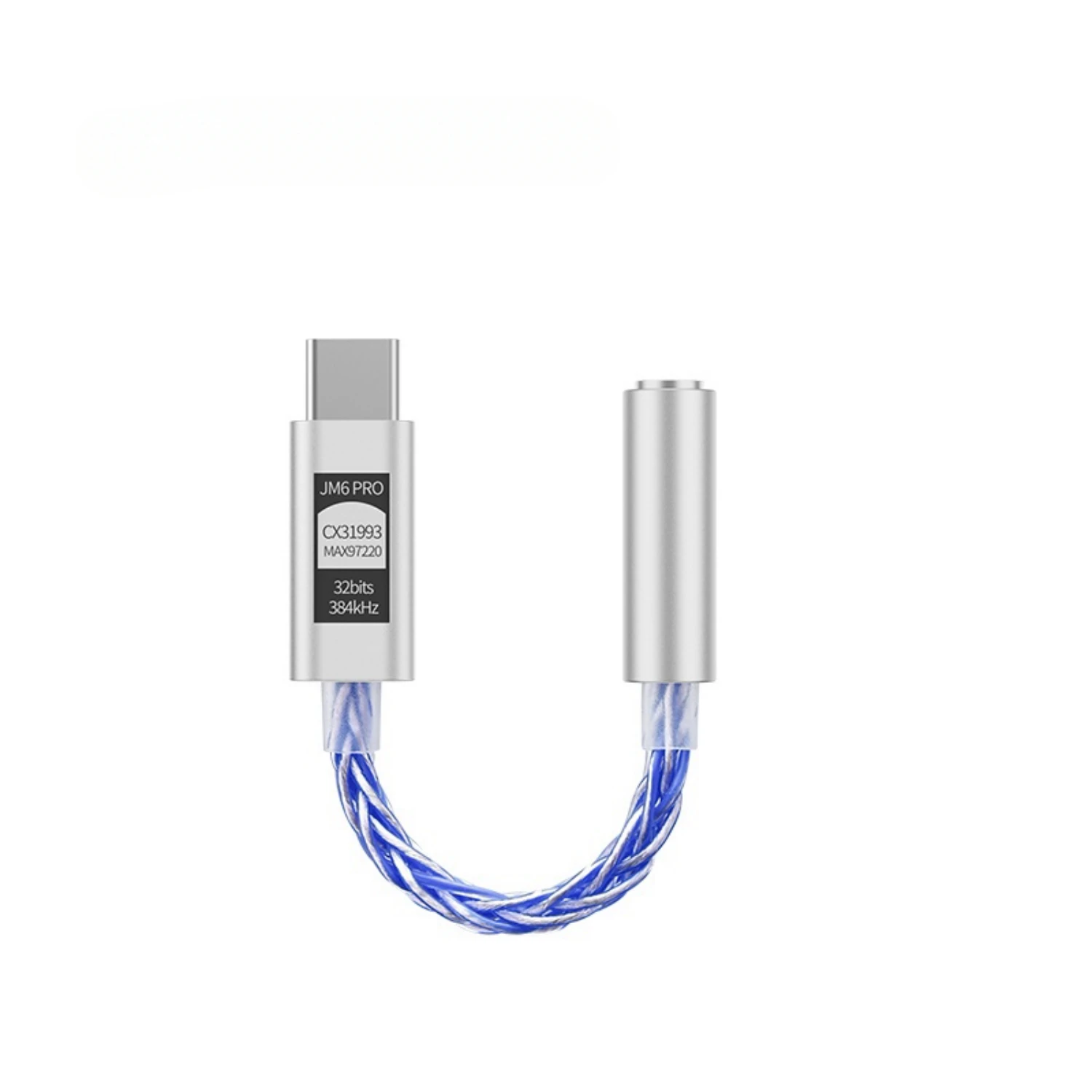 High-Fidelity Portable Type-C to 3.5mm Audio Decoder and Headphone Amplifier