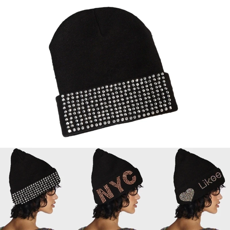 

Adult Teens Drill Knitted Beanie Winter Warmer Cycling Windproof Hat M6CD