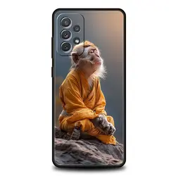 Cute and Playful Monkey Design Phone Case Cover - Samsung A52 5G (A9)