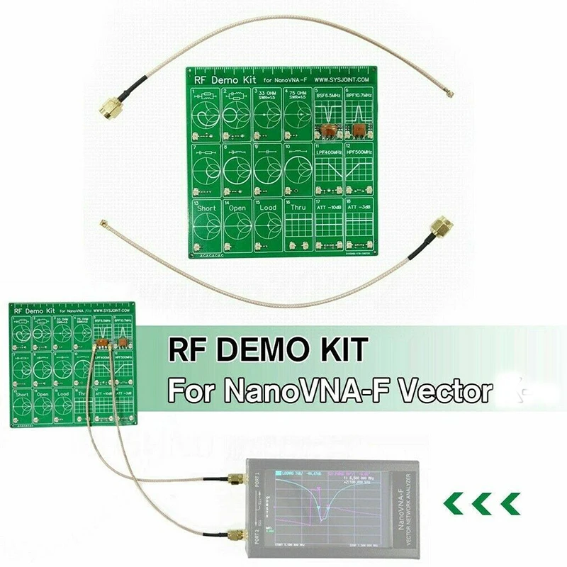 RF Demo Kit For NanoVNA RF Test Vector Network Tests Filter/Attenuator