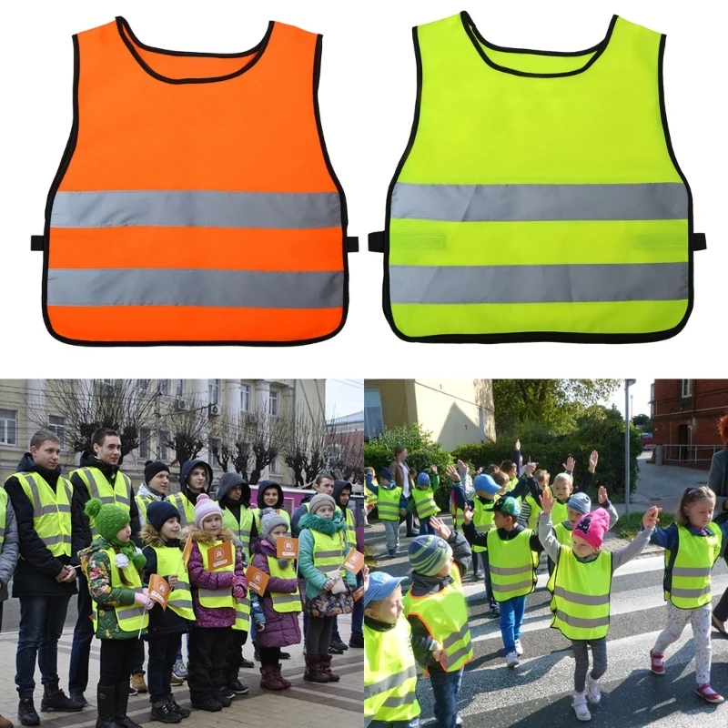 

Standard Reflective High Visibility Vests, Kids High Vis for TRAFFIC Work