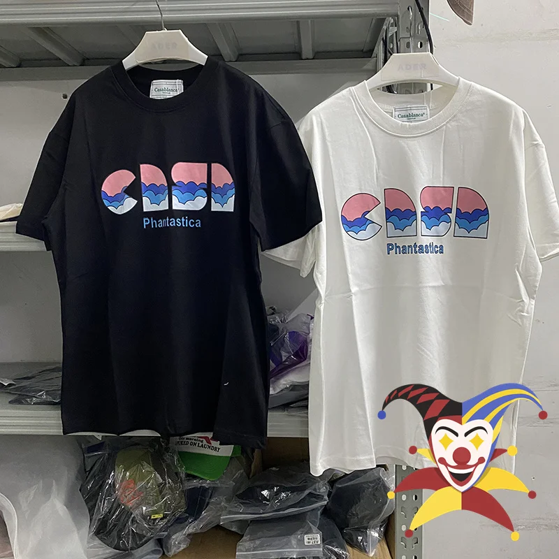 

CASA Logo Casablanca T Shirt Men Women High Quality Fashion T-shirt Top Tees With Tag