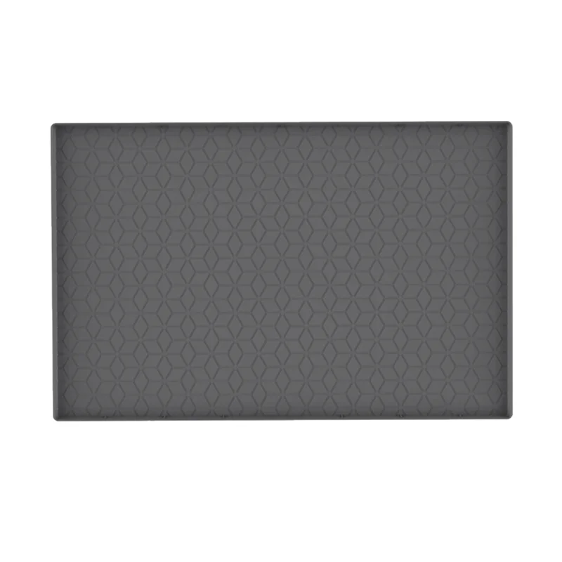 

Under Sink Mat with Drainage Hole, 34 x 22in Waterproof Silicone Kitchen Cabinet Mat , Under Sink Tray, Under Sink Liner