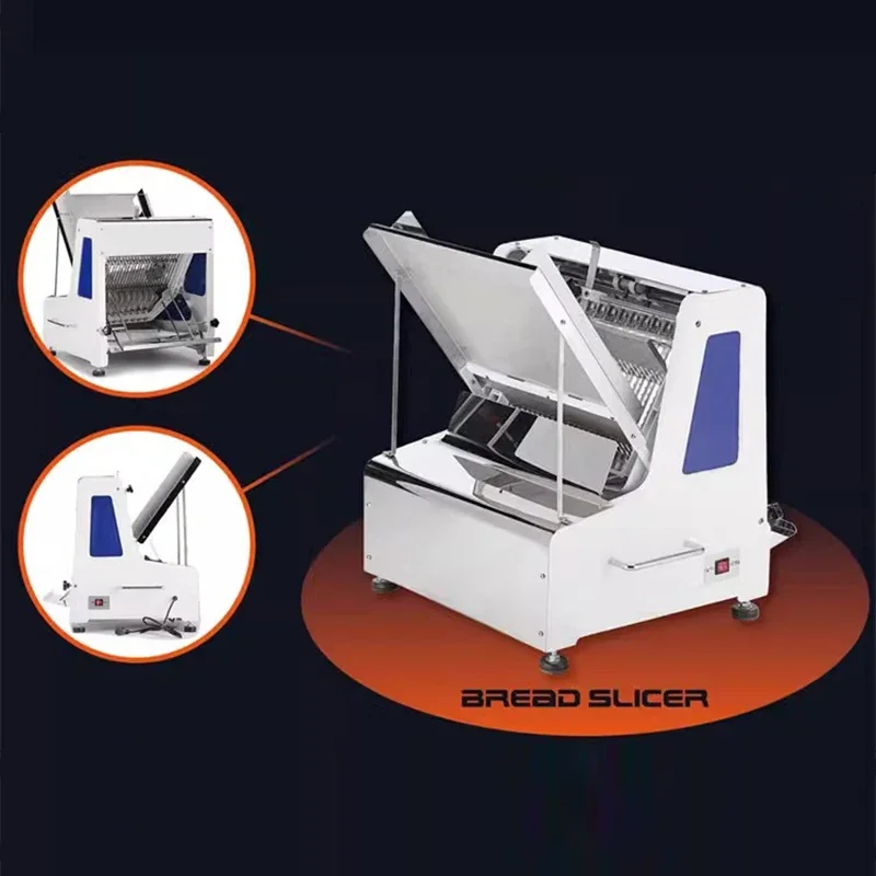 ZB-Q31 Bakery Commercial Stainless Steel Electric Toast Slicer Bread Cutting Machine Automatic 31 Slices/time 6