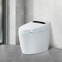 Smart Toilets with Heated Bidet Seat, with Automatic Flush and Foot Feel Flush, Portable Bidet Toilet with Dryer and Warm Water 1