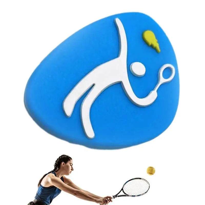 

Protective Tennis Racket Vibration Dampeners Silicone Anti-Vibration Tennis Shockproof Absorber Cartoon Shock Pad Accessories