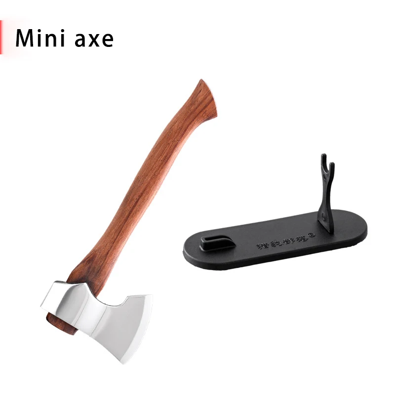Mini Play Collection Gift Axe Multi functional Axe Demolition and Delivery Tool Sharp Axe Wilderness Mountaineering 6