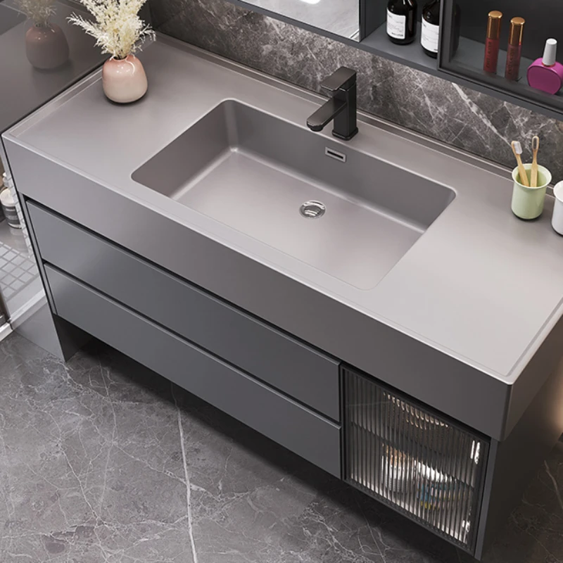 Home Improvement Tools Complete Washbasin Cabinet Bathroom Desk Washbasins Bathrooms Furniture Badkamerkast Set Full Bathroom