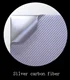 Silver Carbon fiber