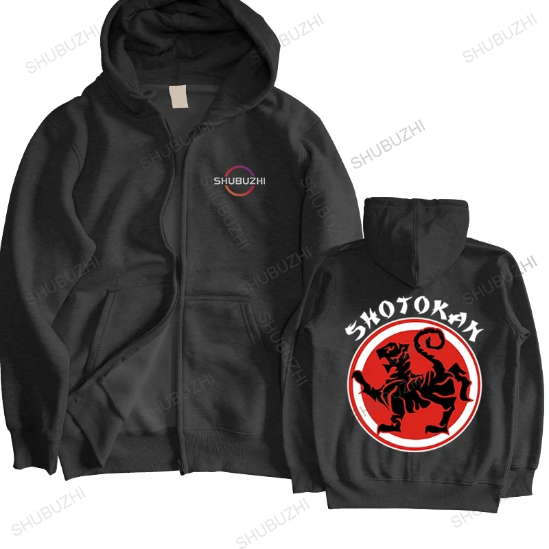 

cotton shubuzhi sweatshirt male streetwear hoodies New Karate Shotokan Tiger Logo new arrived coat men brand print hooded jacket