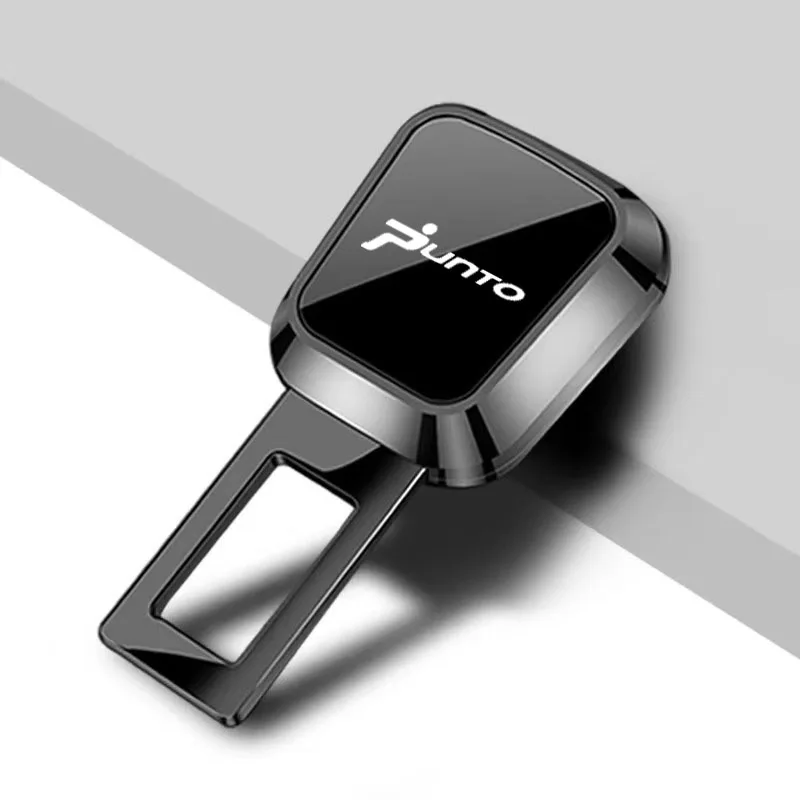 For Fiat Punto Car Seat Belt Clip Extender Safety Seatbelt Lock Buckle Plug Thick Insert Socket Extender Safety Buckle