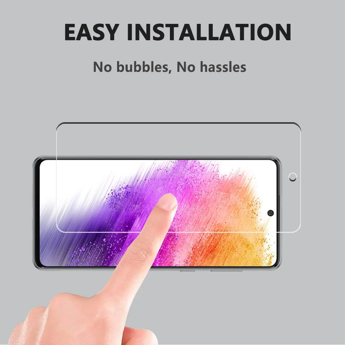 2/4Pcs Tempered Glass For Samsung Galaxy A73 5G Screen Protector Glass Film